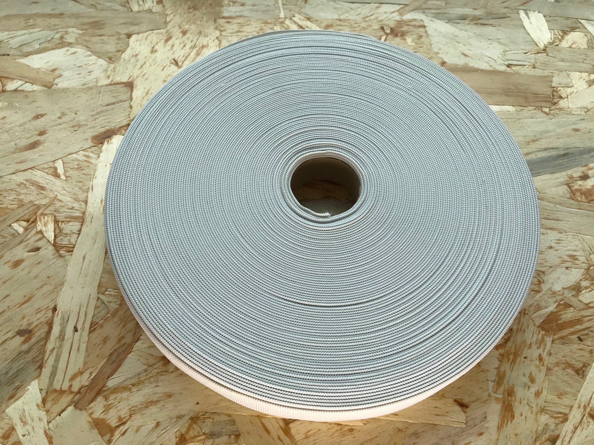 Elástico Liso Tricotado Branco-Natural Elástico - Retrosaria Online