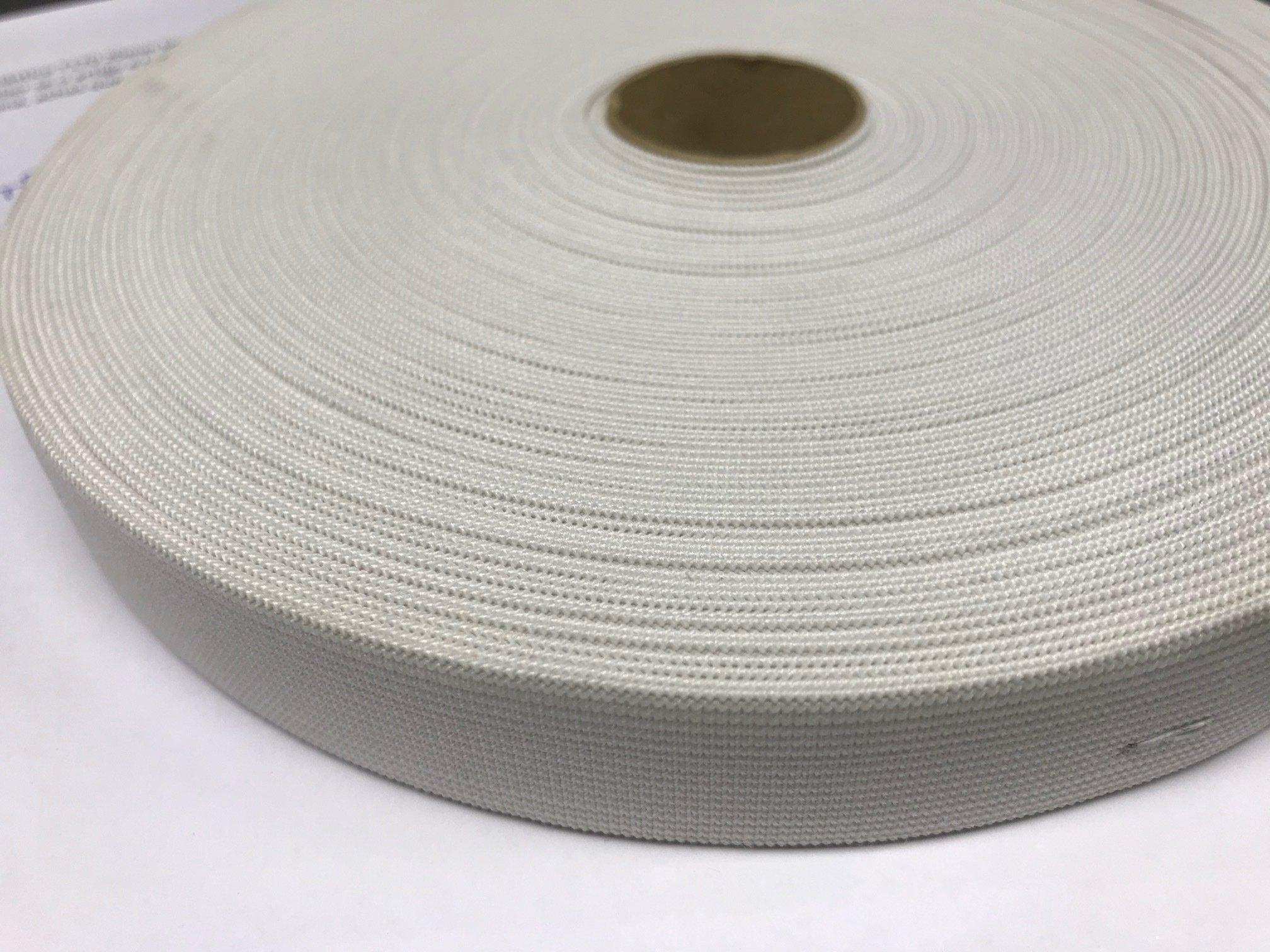 Elástico Liso Tricotado Branco-Natural Elástico - Retrosaria Online