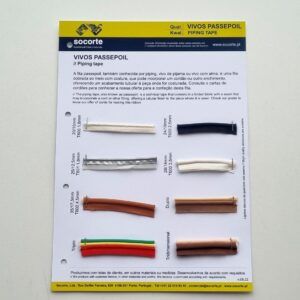 Amostras e Catálogos 24 Cartaz Amostras Vivos Passepoil