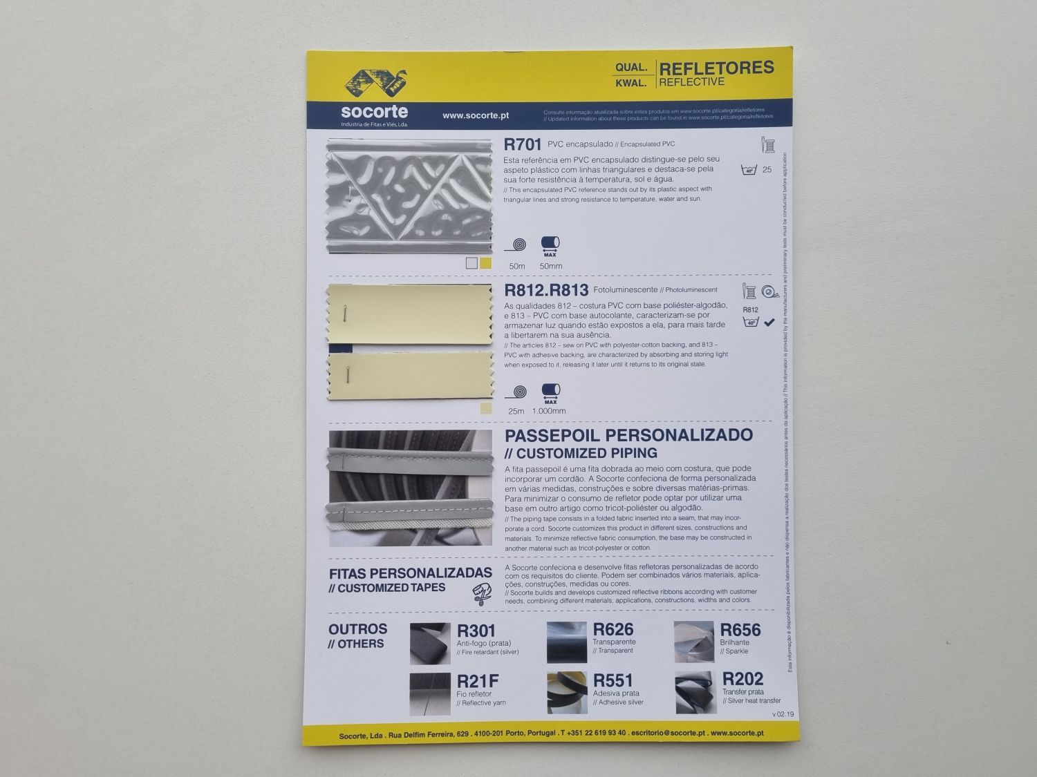 GFRV004 Cartaz Amostras Refletores 4