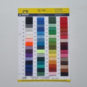 Amostras e Catálogos 9 Cartaz Cores Tricot Poliéster