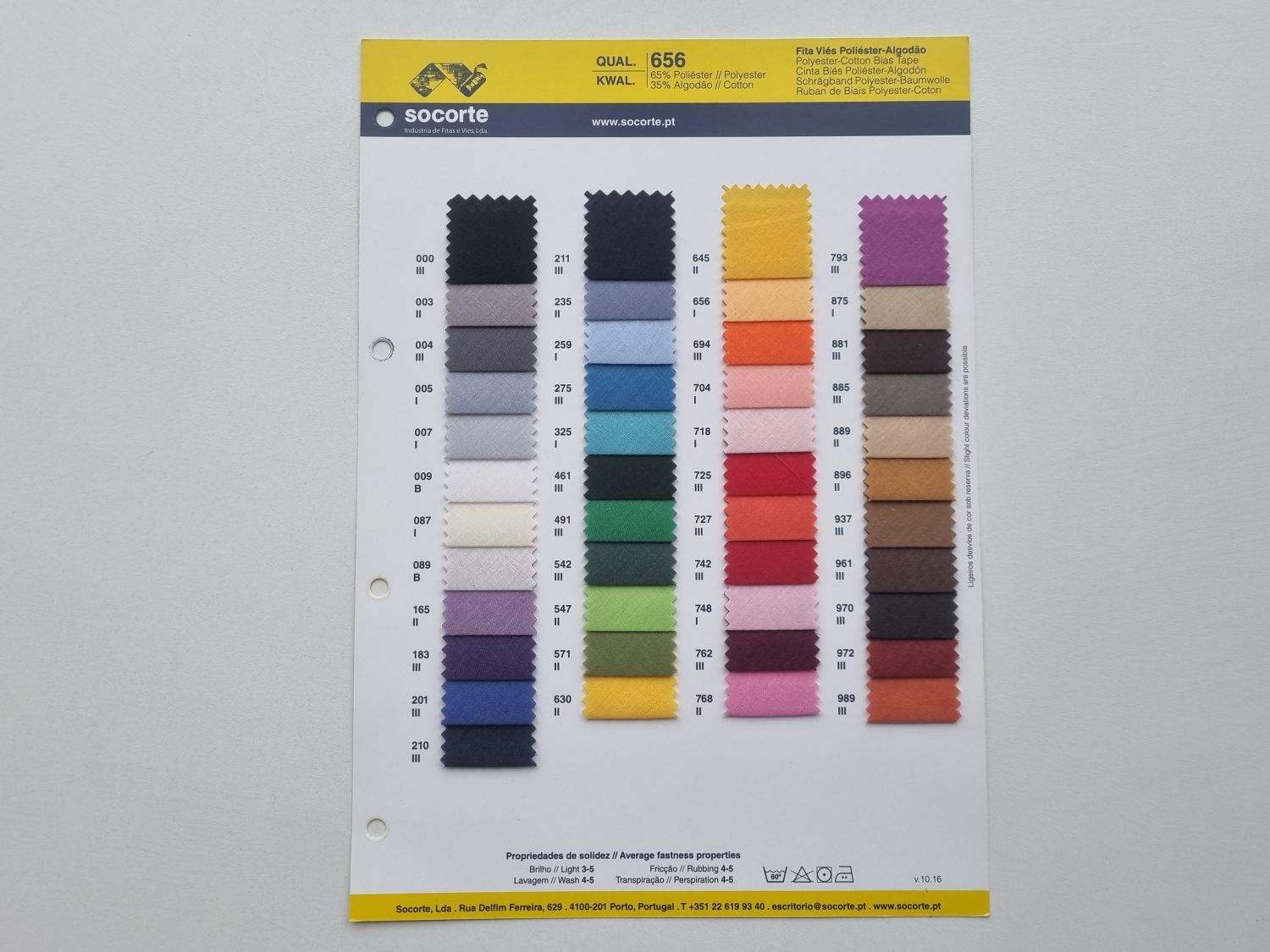 GFTY656 Cartaz Fitas Viés Poliéster-Algodão