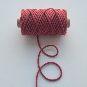 Cordão Entrançado Multicolor P4 Vermelho/Verde